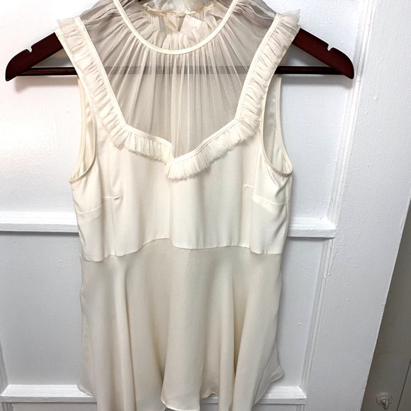 Cinq a’ Sept Romantic Macao Blouse - Ivory XS - Picture 13 of 13